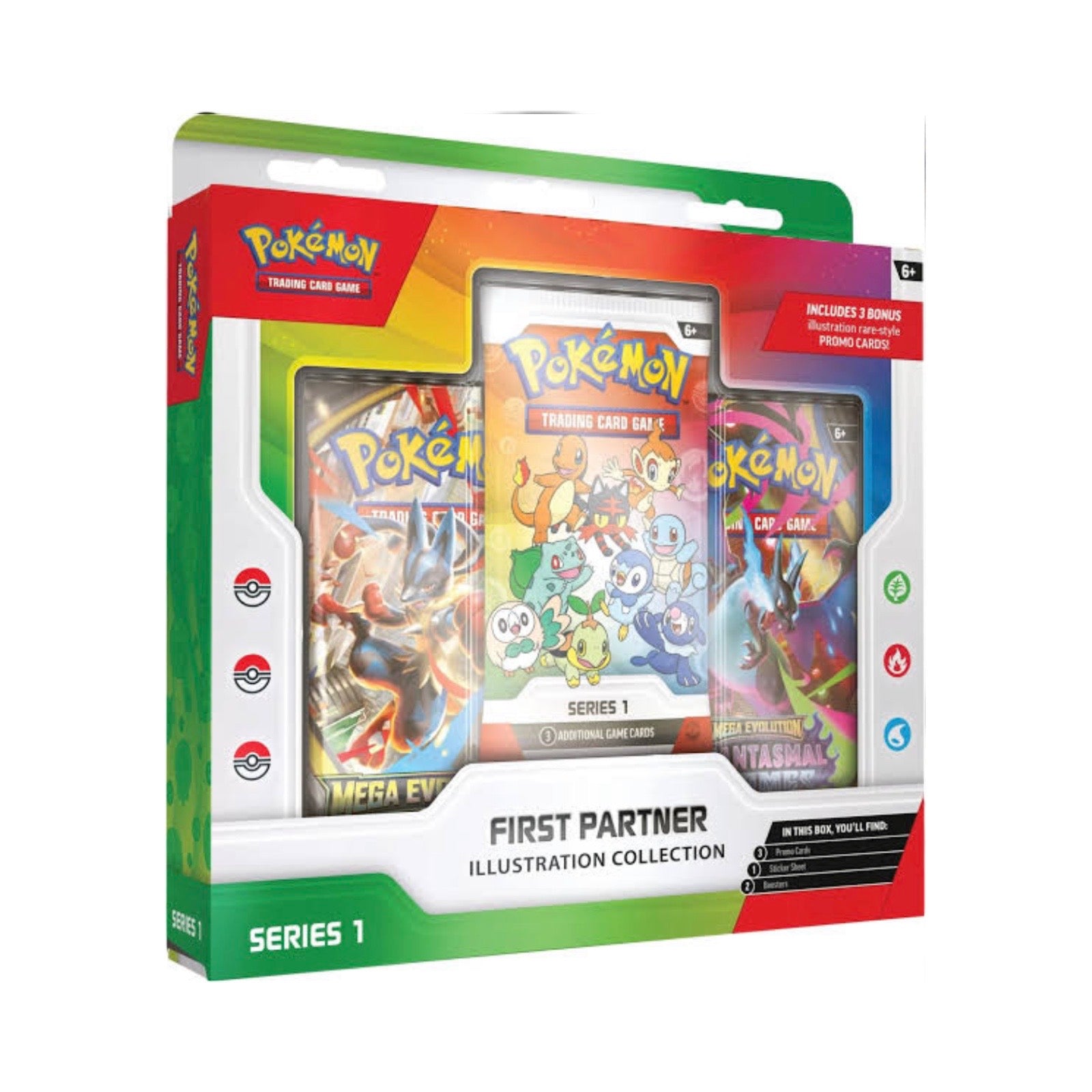 Series 1 First Partner Illustration Collection Pokemon Trading Card Ga –  PackFlipps