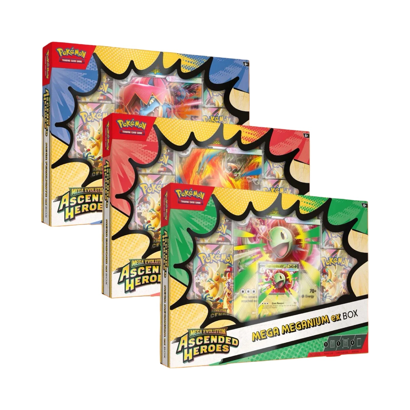 pokemon cards mega ex packs Ascended Heroes Mega ex Box Pokemon Trading Card Game – PackFlipps