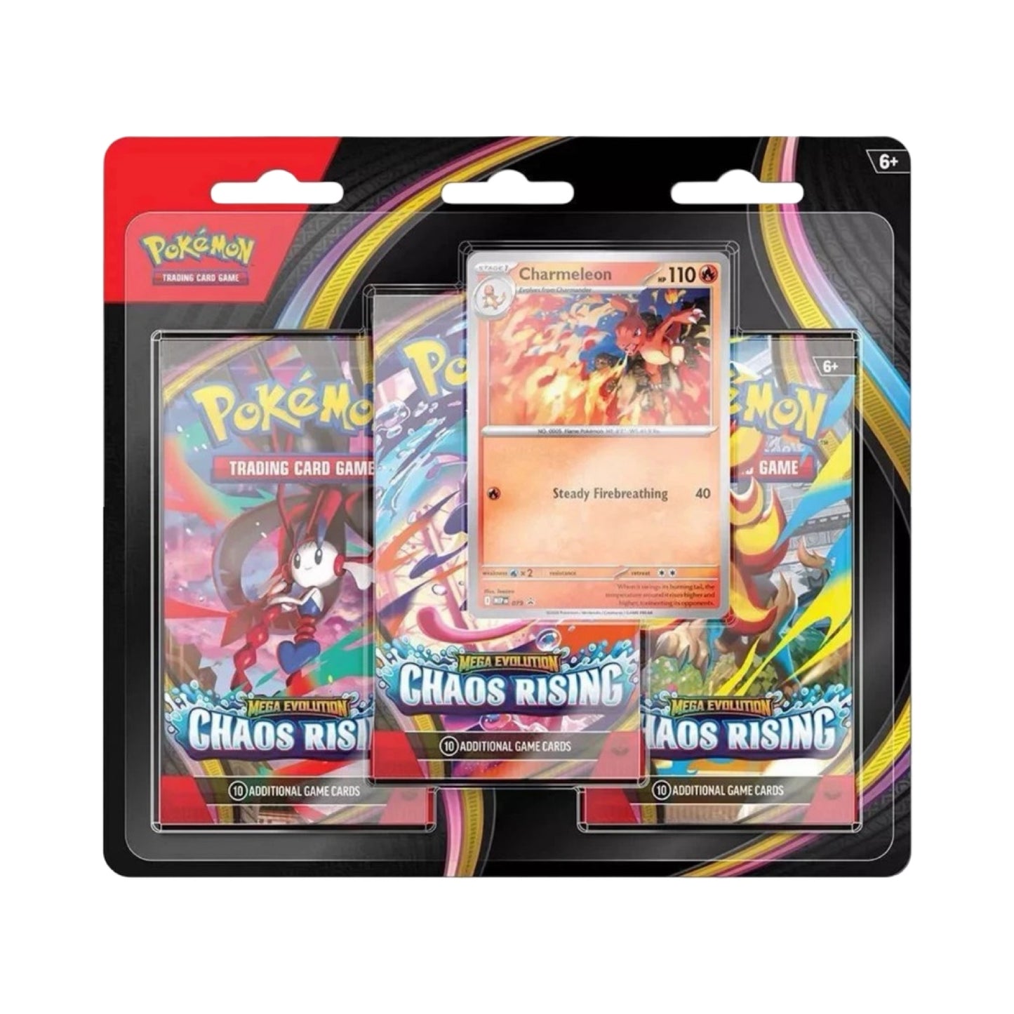Chaos Rising 3 Pack Blister Pokemon Trading Card Game
