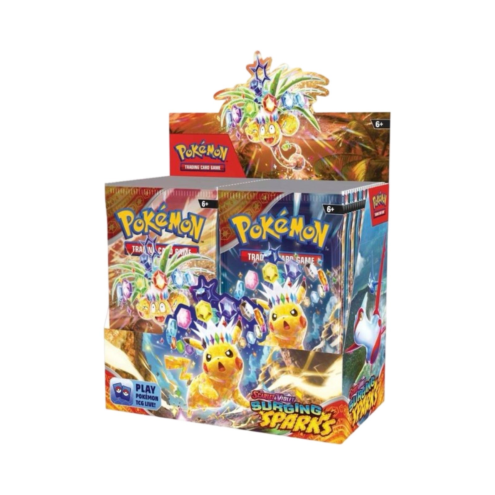 pokemon booster pack surging sparks Surging Sparks Booster Pack/Box Pokémon Trading Card Game – PackFlipps