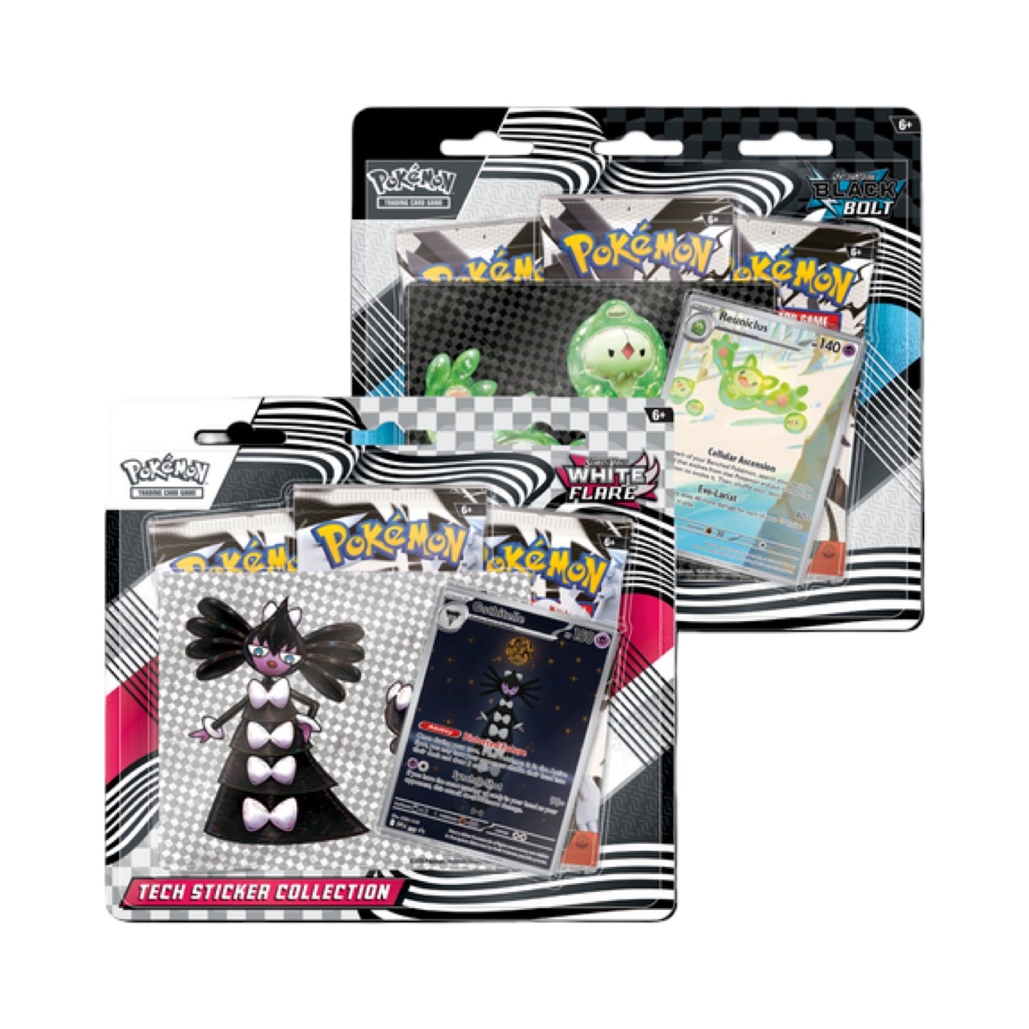 Black Bolt/White Flare Tech Sticker Collection Pokémon Trading Card Game