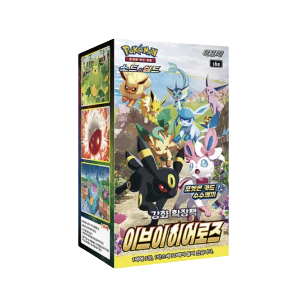 Eevee Heroes Booster Box Korean Pokémon Trading Card Game
