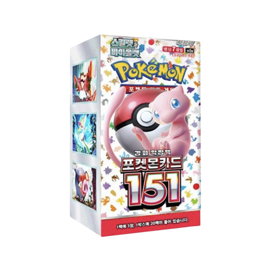 Korean Pokemon 151 Booster Box Pokemon Trading Card Game