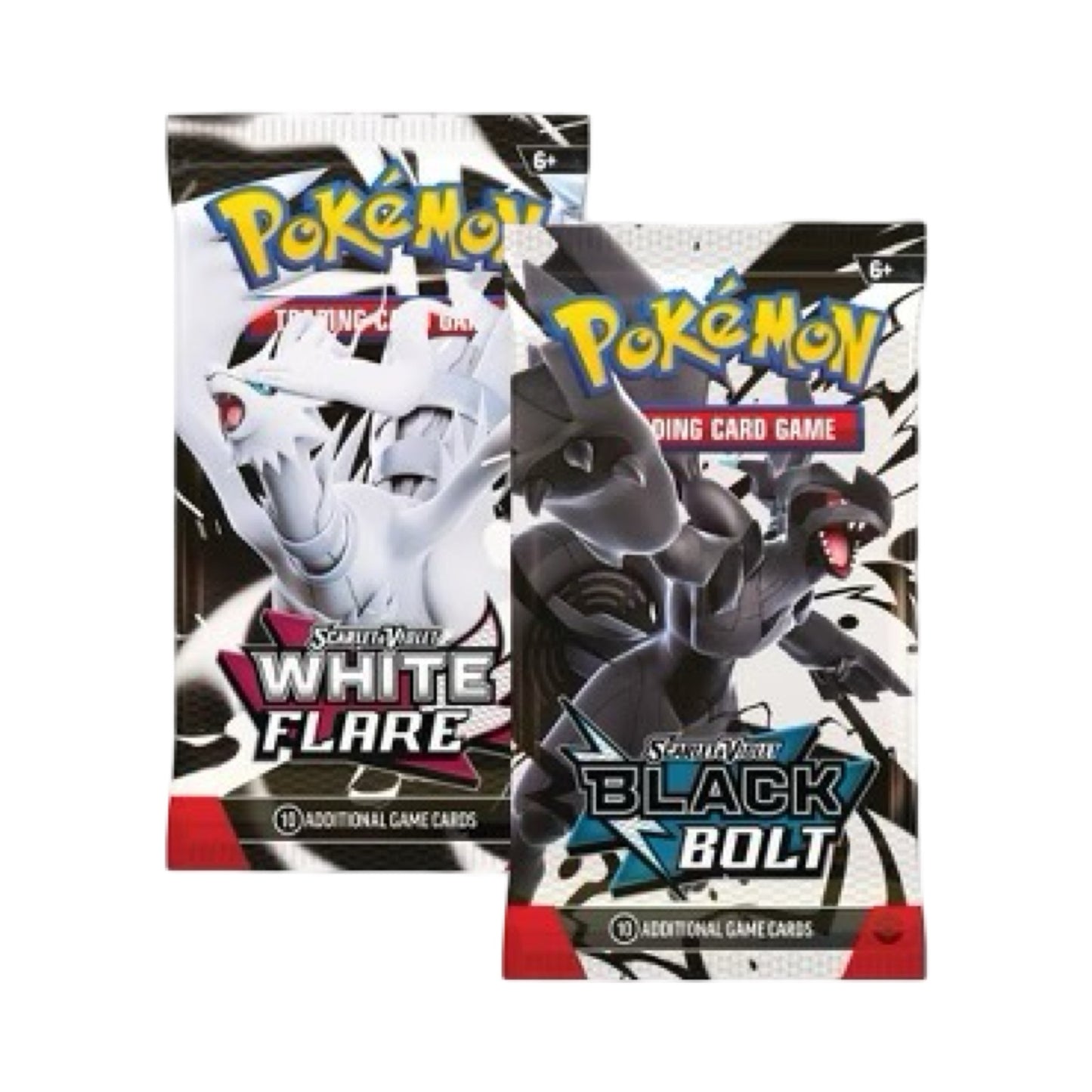 Black Bolt/White Flare Booster Pack Pokemon Trading Card Game