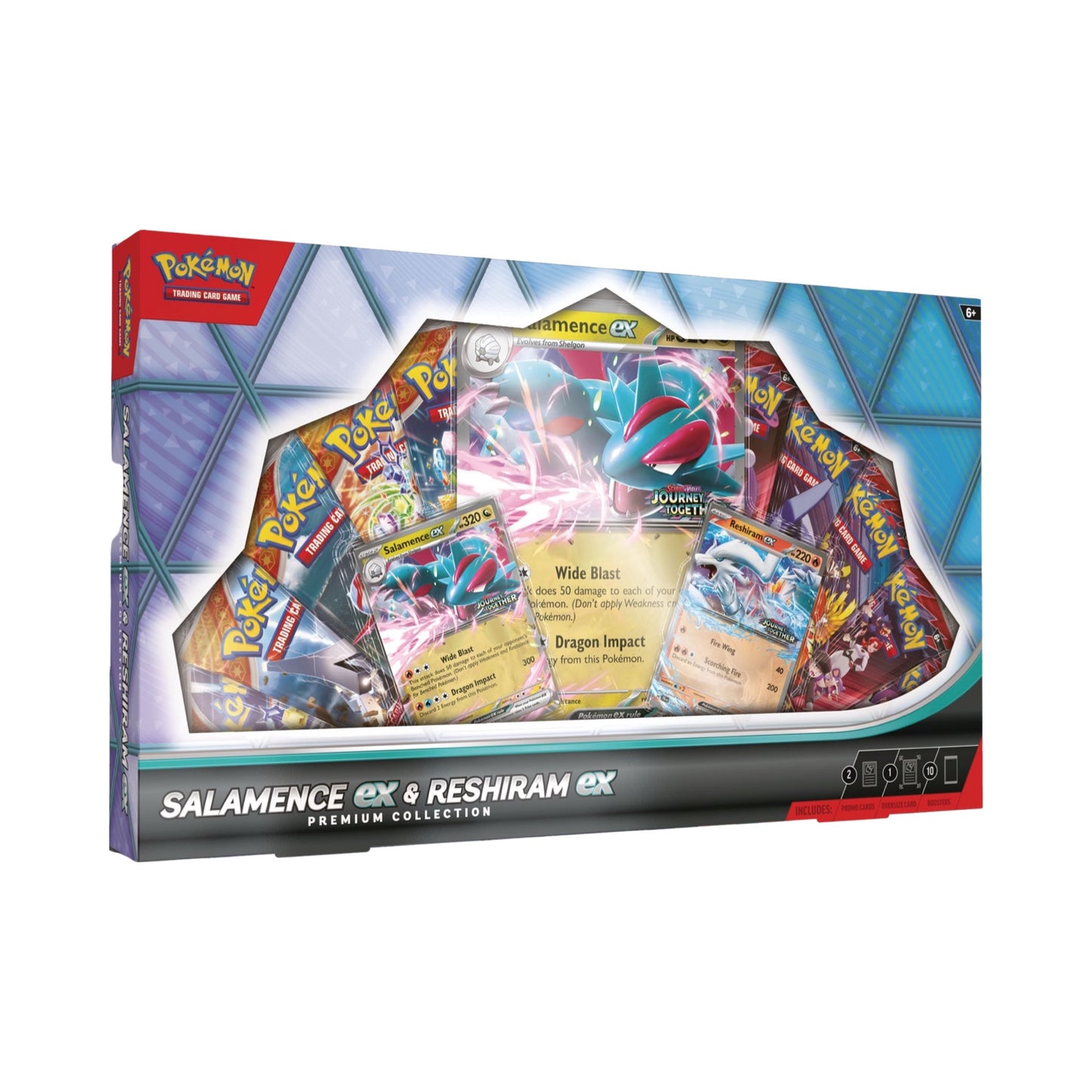 Salamence ex & Reshiram ex Premium Collection Box Pokémon Trading Card Game