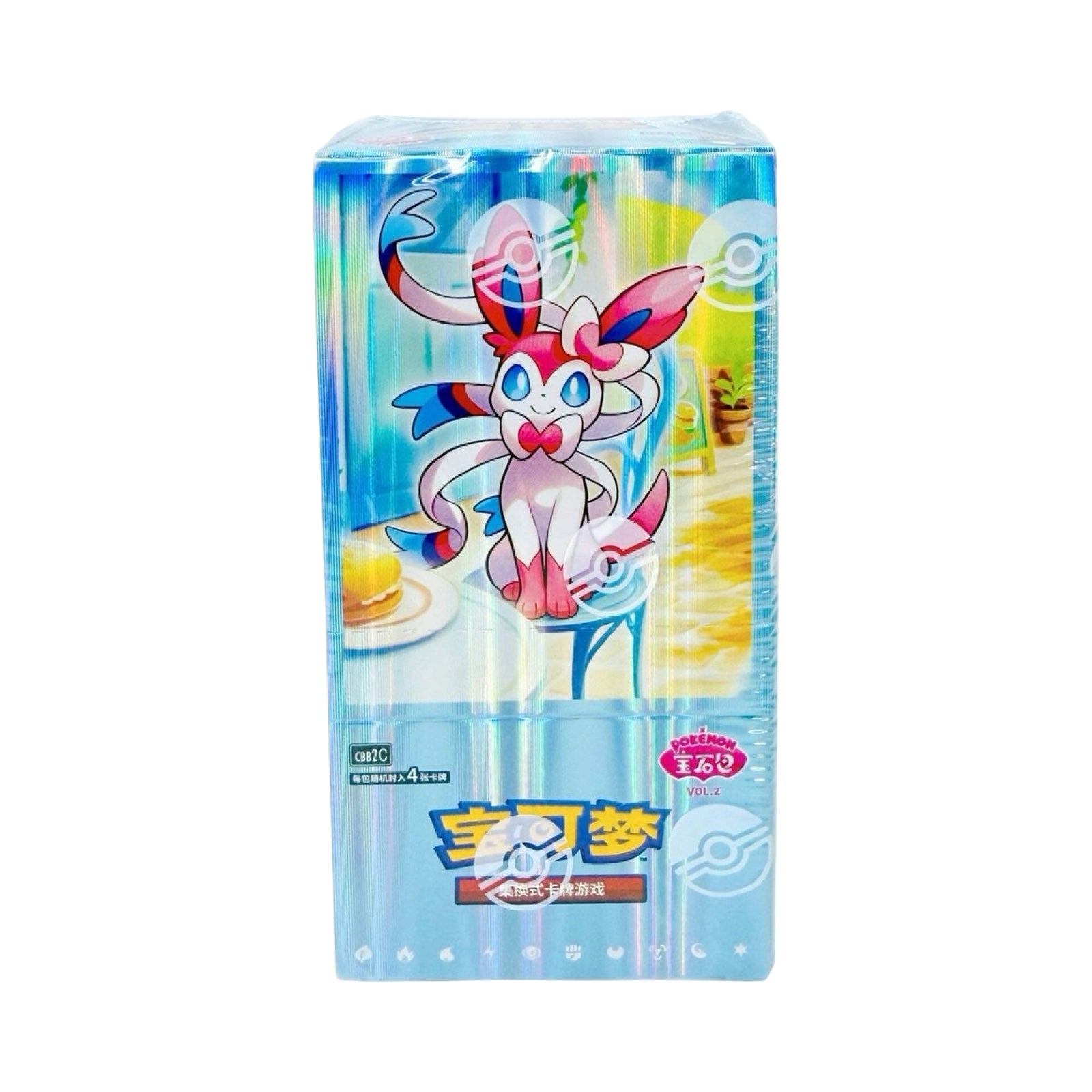 pokemon chinese gem booster box Amazon.com: Pokemon – Gem Pack Vol.2 (All Foil Eevee Set) – Chinese  Simplified – Slim Booster Box – (15 Packs main image 0