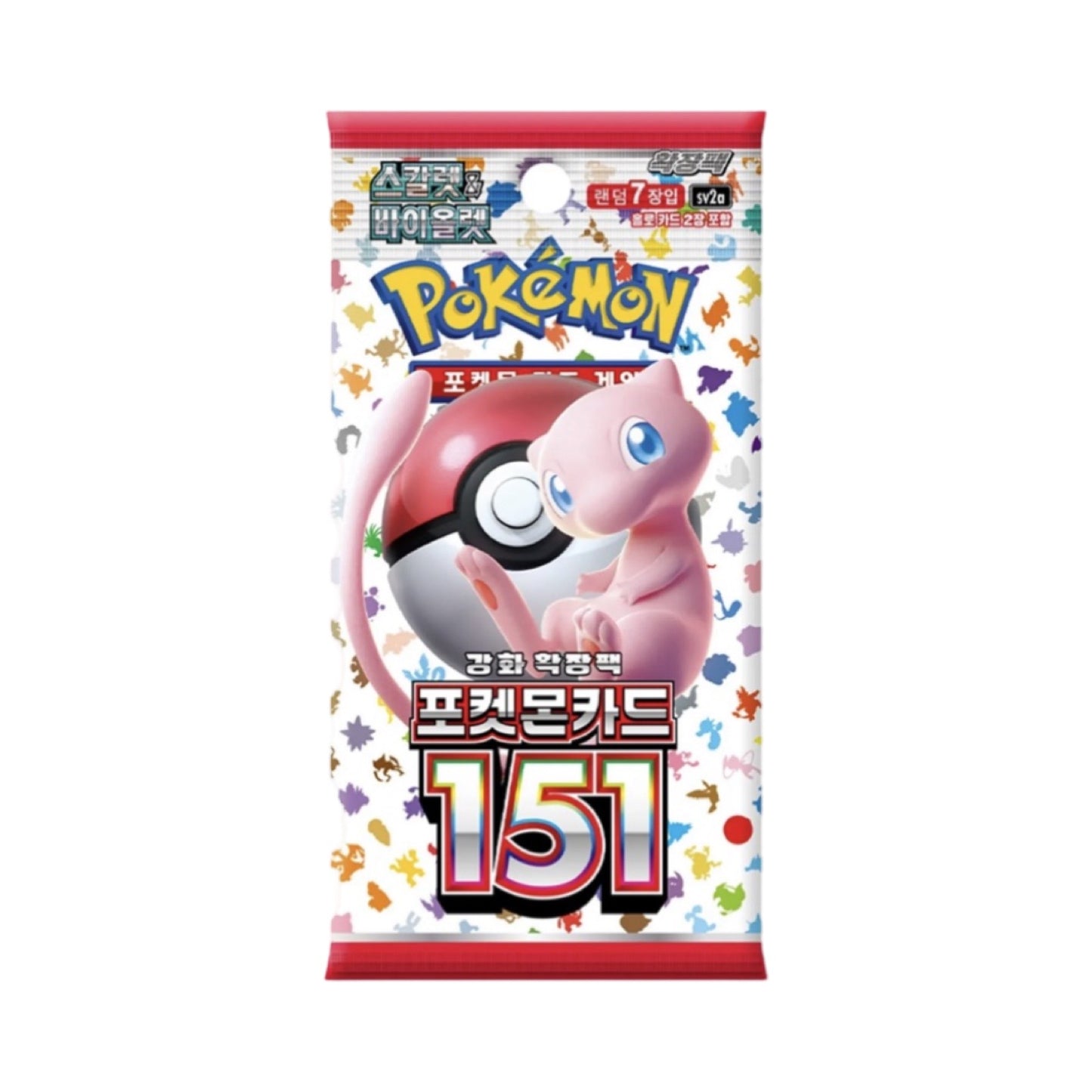 Korean Pokemon 151 Booster Pack Pokemon Trading Card Game