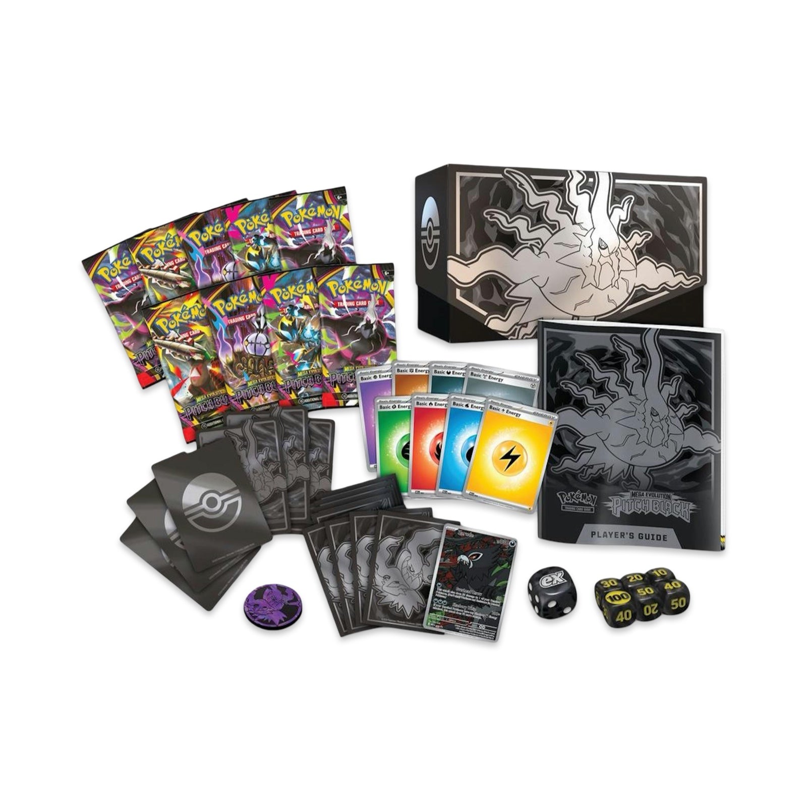 Pitch Black Elite Trainer Box Pokemon Trading Card Game – PackFlipps