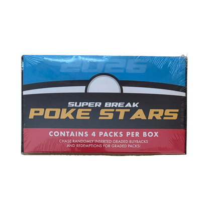 2026 Super Break Poke Stars Edition Box Pokemon Trading Card Game