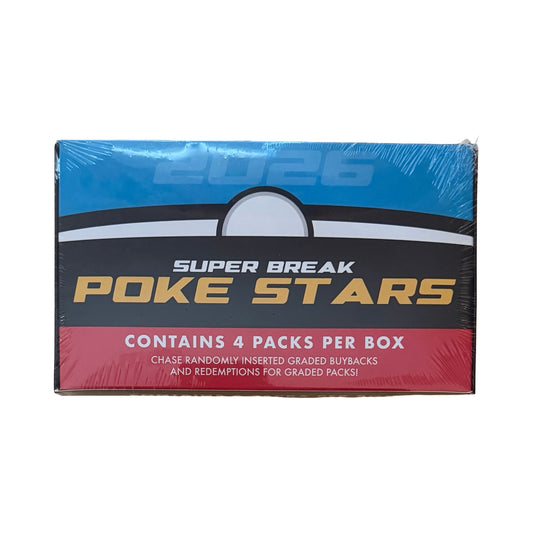 2026 Super Break Poke Stars Edition Box Pokemon Trading Card Game