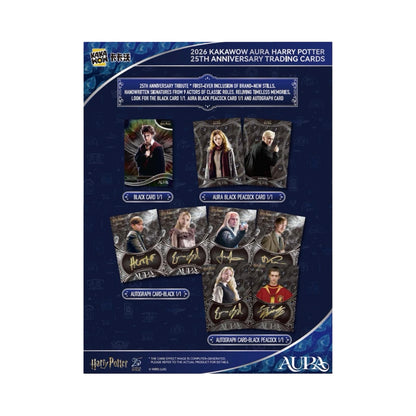 2026 Harry Potter Aura Booster Pack/Box Kakawow 25h Anniversary Trading Card Set