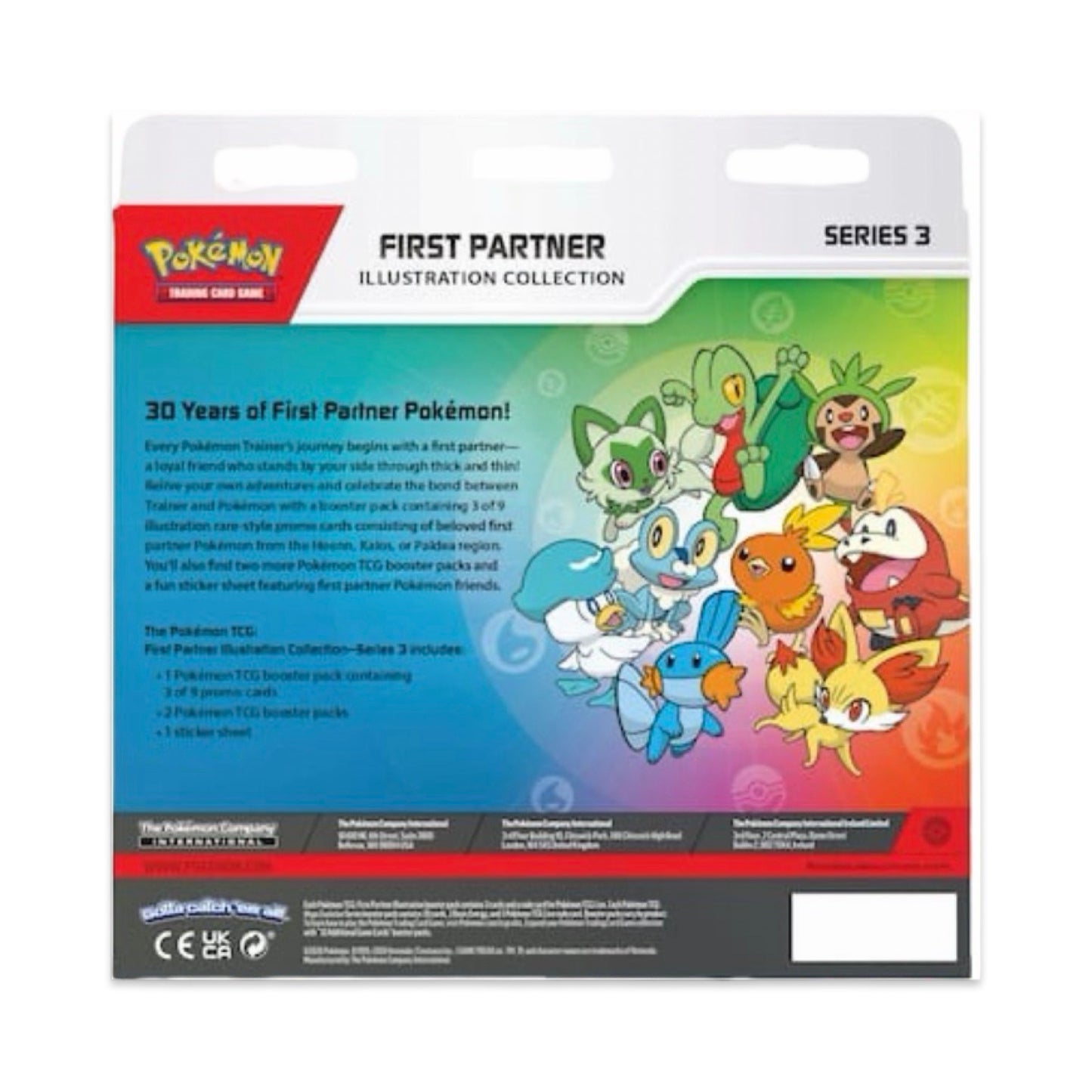 Series 3 First Partner Illustration Collection Pokemon Trading Card Game