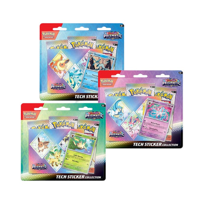 Prismatic Evolutions Tech Sticker Collection Pokémon Trading Card Game