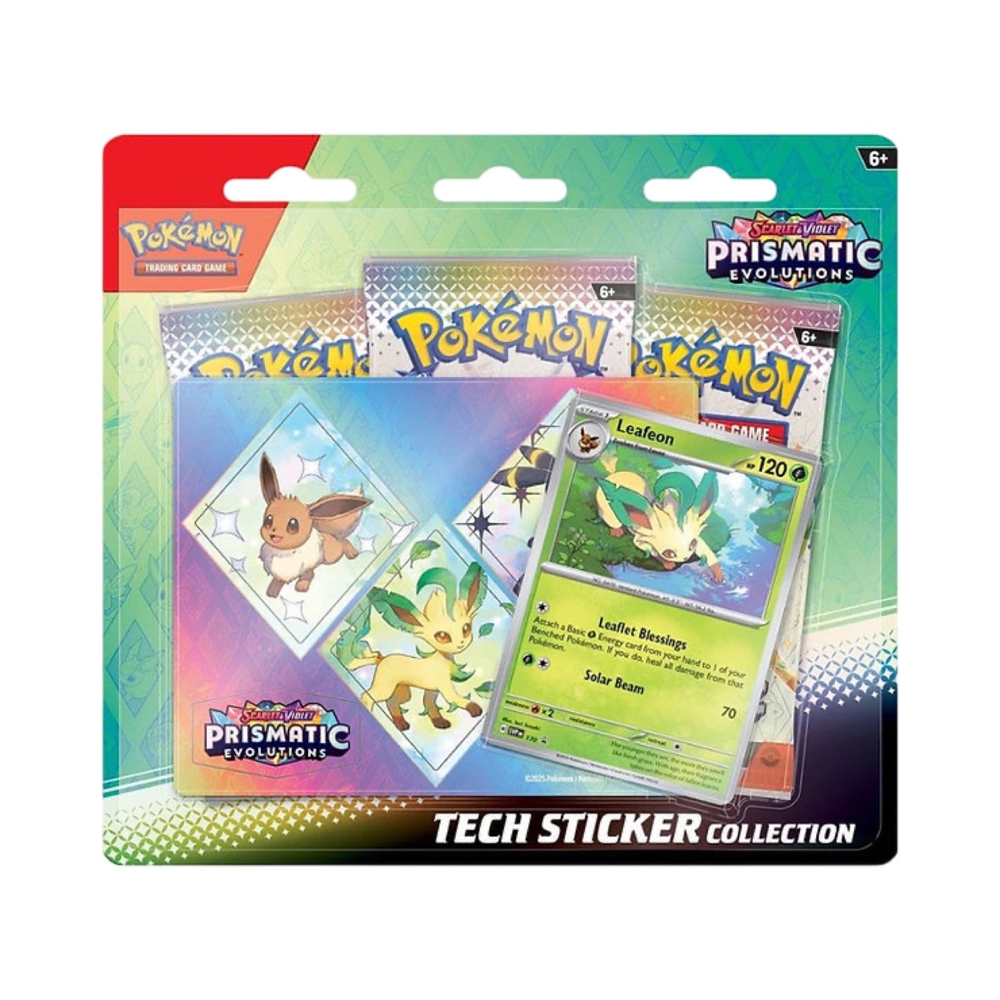 Prismatic Evolutions Tech Sticker Collection Pokémon Trading Card Game