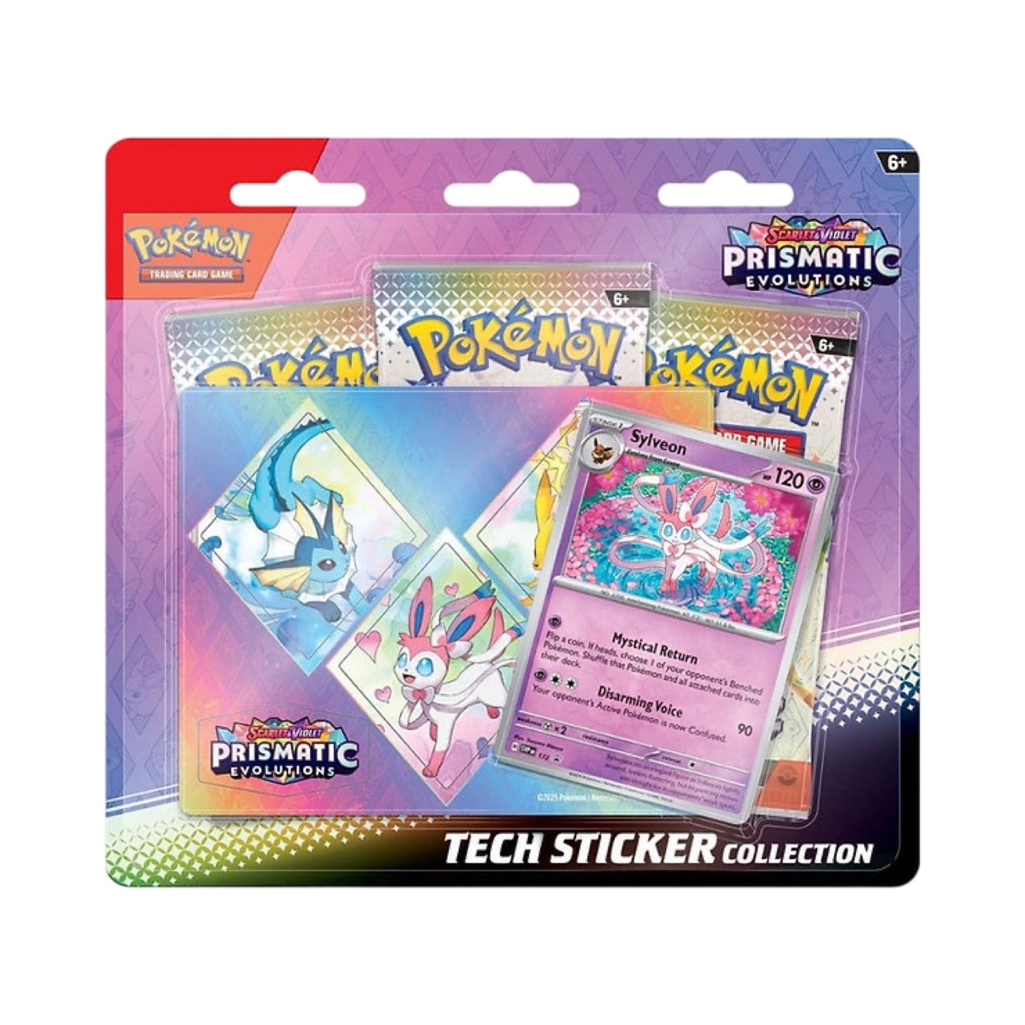 Prismatic Evolutions Tech Sticker Collection Pokémon Trading Card Game
