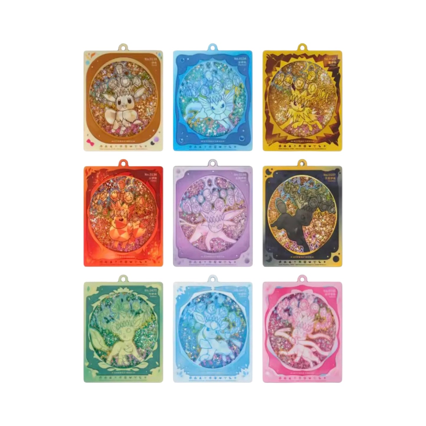 Terastal Gathering Keychain Pendant Blind Box Chinese Pokemon Trading Card Game