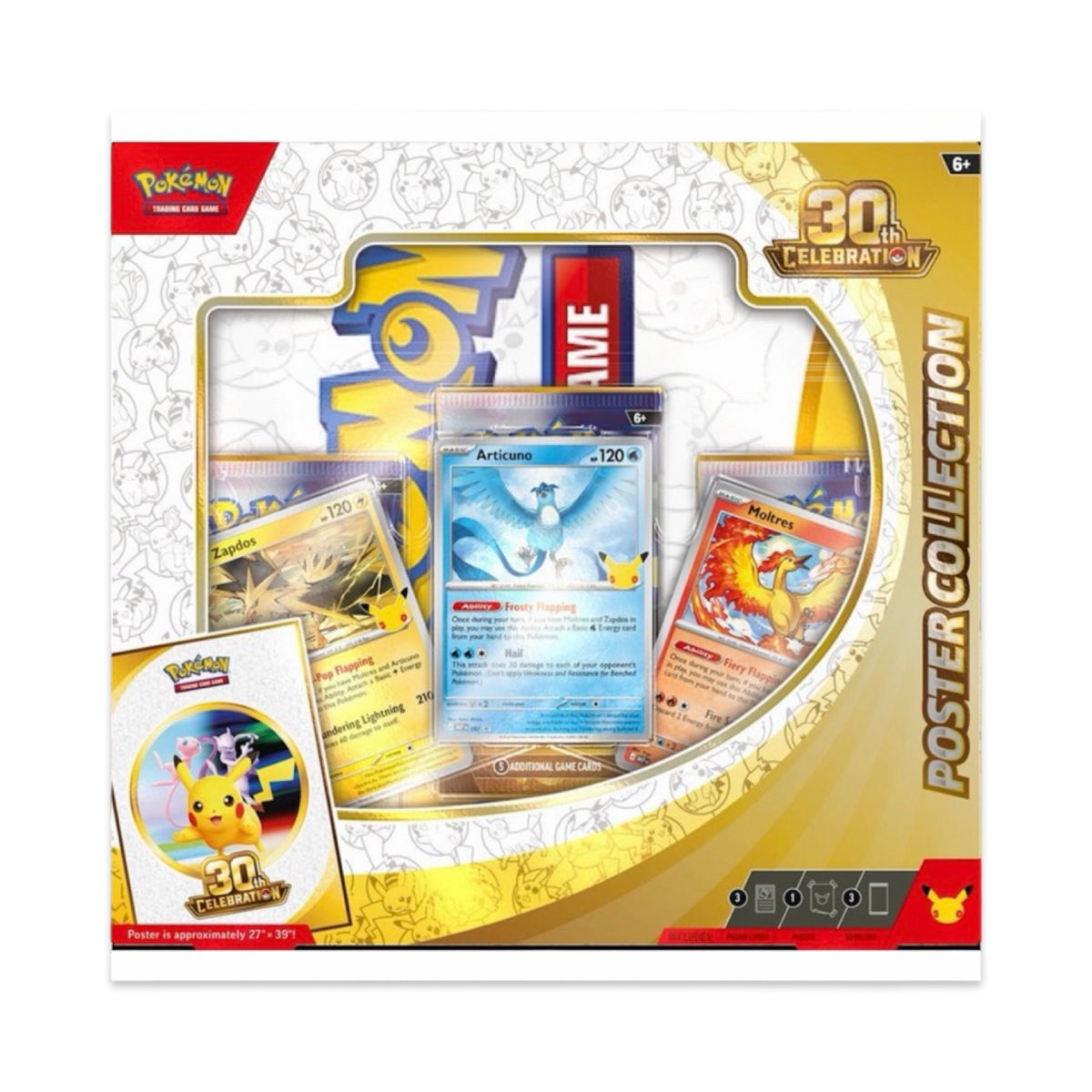 30th Celebration Poster Collection Pokemon Trading Card Game