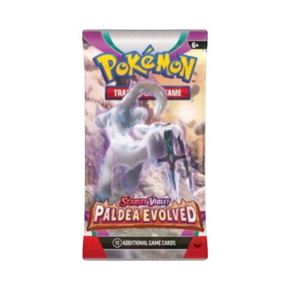 Caja de refuerzo de Paldea Evolved para el juego de cartas coleccionables Pokémon