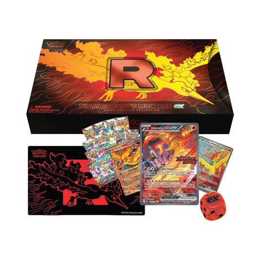 Team Rocket's Moltres ex Ultra Premium Collection Pokémon Trading Card Game