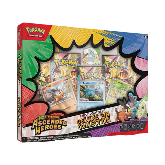 Ascended Heroes First Partner Deluxe Pin Collection Pokemon Trading Card Game