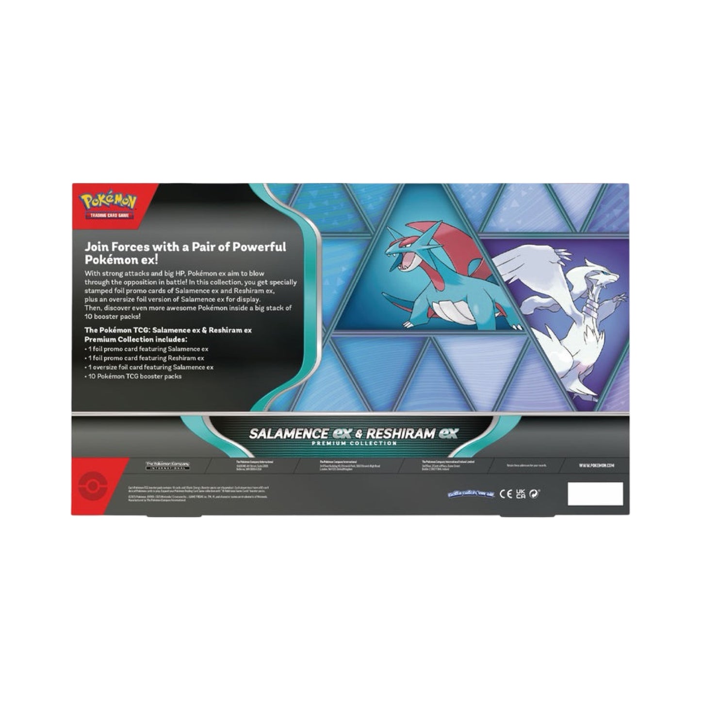 Salamence ex & Reshiram ex Premium Collection Box Pokémon Trading Card Game
