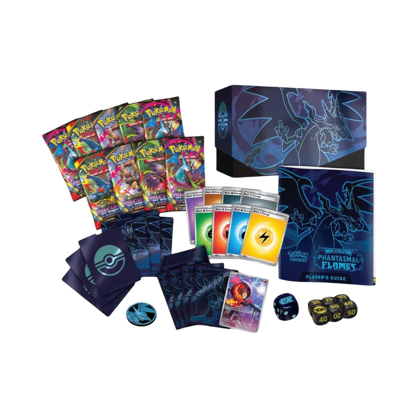 Phantasmal Flames Elite Trainer Box Pokémon Trading Card Game